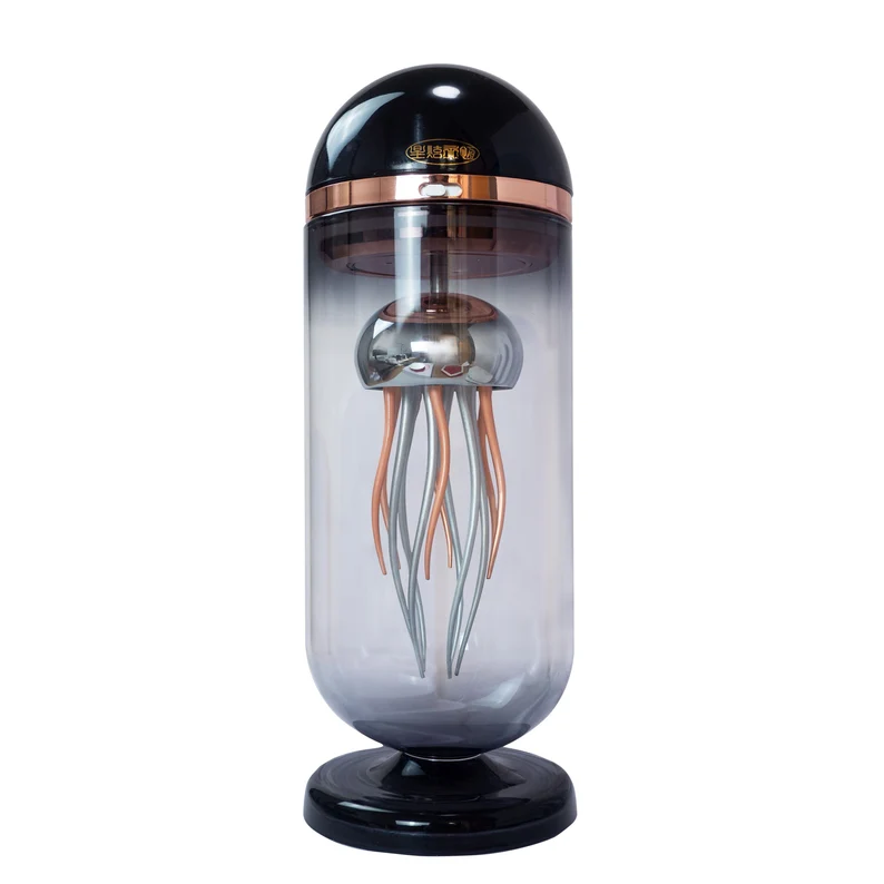 Kinetic Desk Sculpture - Mechanical Capsule Jellyfish